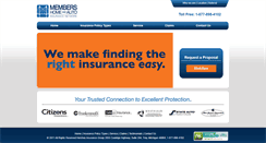 Desktop Screenshot of membershomeandauto.com