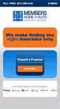 Mobile Screenshot of membershomeandauto.com